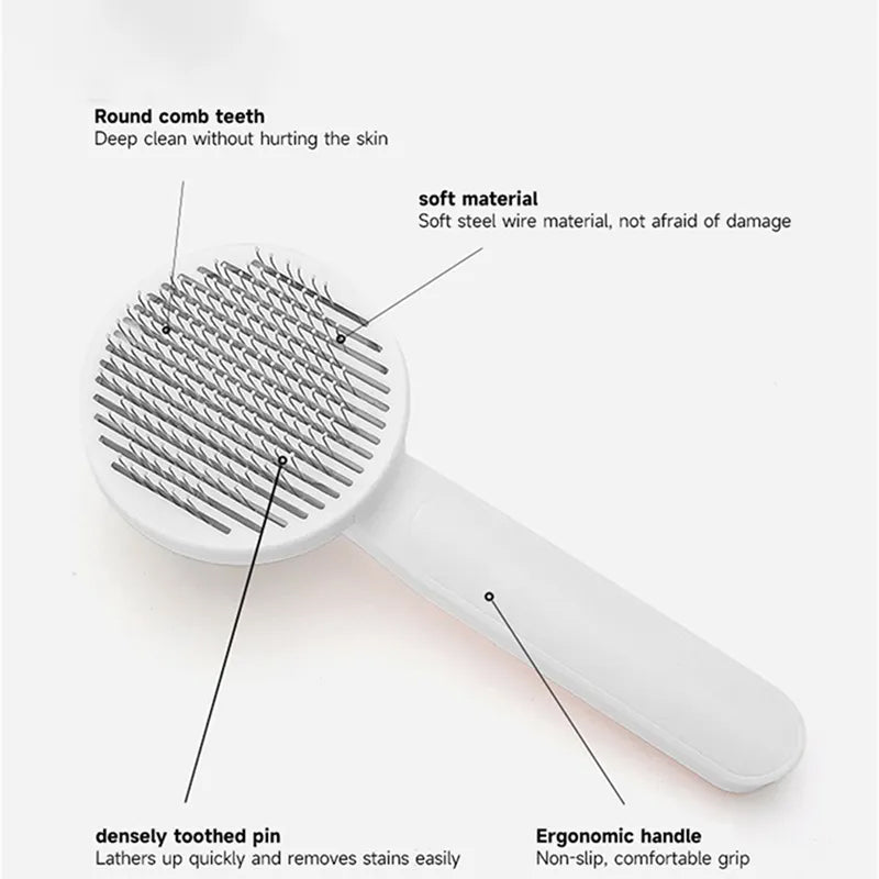 Pet slicker brush grooming loose fur